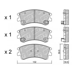 Klocki Galfer Sport FDHP 1050 - 2101200