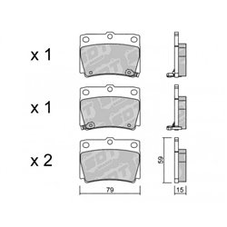 Klocki Galfer Sport FDHP 1050 - 2101900