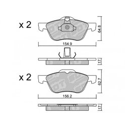 Klocki Galfer Sport FDHP 1050 - 2102300