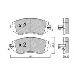 Klocki Galfer Sport FDHP 1050 - 2102601
