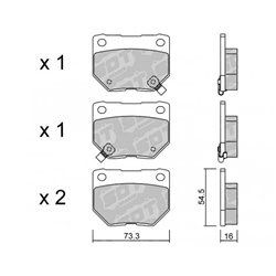 Klocki Galfer Sport FDHP1050 - 2102700