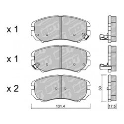 Klocki Galfer Sport FDHP 1050 - 2102900