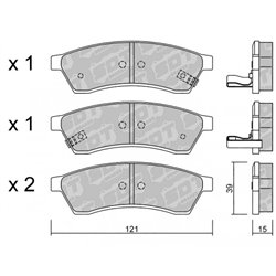 Klocki Galfer Sport FDHP 1050 - 2103501