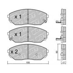 Klocki Galfer Sport FDHP 1050 - 2104000