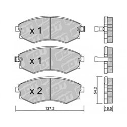 Klocki Galfer Sport FDHP 1050 - 2104300