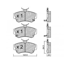 Klocki Galfer Sport FDHP 1050 - 2104600