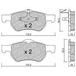 Klocki Galfer Sport FDHP 1050 - 2104800
