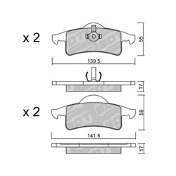 Klocki Galfer Sport FDHP 1050 - 2105100