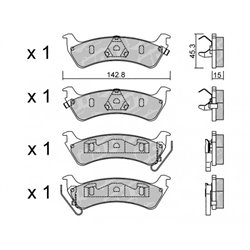 Klocki Galfer Sport FDHP 1050 - 2105200
