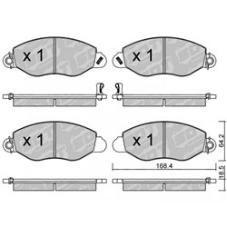 Klocki Galfer Sport FDHP 1050 - 2106100