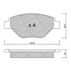Klocki Galfer Sport FDHP 1050 - 2106800