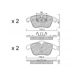 Klocki Galfer Sport FDHP 1050 - 2107202