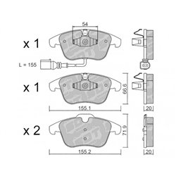 Klocki Galfer Sport FDHP 1050 - 2107203