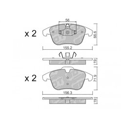 Klocki Galfer Sport FDHP 1050 - 2107206