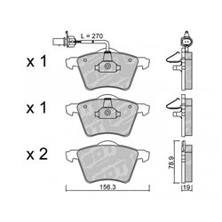 Klocki Galfer Sport FDHP 1050 - 2107400