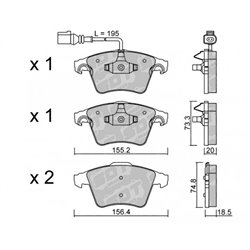 Klocki Galfer Sport FDHP 1050 - 2107600