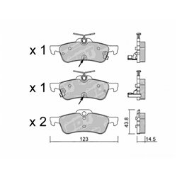 Klocki Galfer Sport FDHP 1050 - 2107901