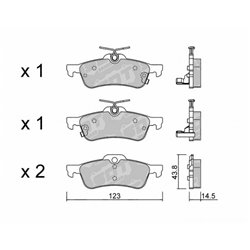 Klocki Galfer Sport FDHP 1050 - 2107902