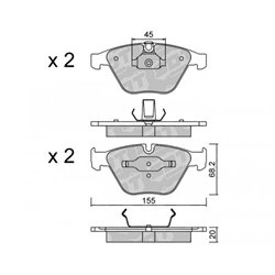 Klocki Galfer Sport FDHP 1050 - 2108101