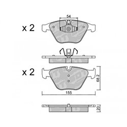 Klocki Galfer Sport FDHP 1050 - 2108102
