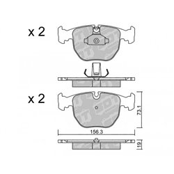Klocki Galfer Sport FDHP 1050 - 2108201