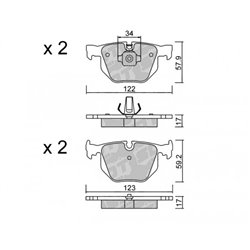Klocki Galfer Sport FDHP 1050 - 2108400