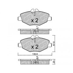 Klocki Galfer Sport FDHP 1050 - 2108500