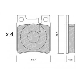 Klocki Galfer Sport FDHP 1050 - 2109000