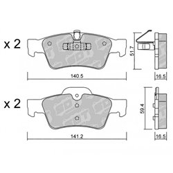 Klocki Galfer Sport FDHP 1050 - 2109101
