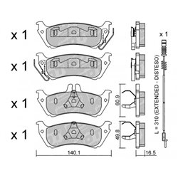 Klocki Galfer Sport FDHP 1050 - 2109301