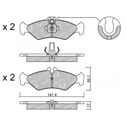 Klocki Galfer Sport FDHP 1050 - 2109400