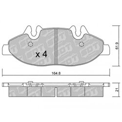 Klocki Galfer Sport FDHP 1050 - 2109800