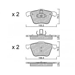 Klocki Galfer Sport FDHP 1050 - 2110401