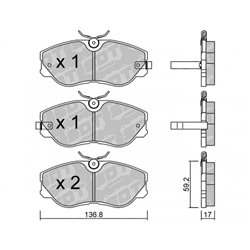 Klocki Galfer Sport FDHP 1050 - 2110800