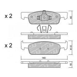 Klocki Galfer Sport FDHP 1050 - 2110900