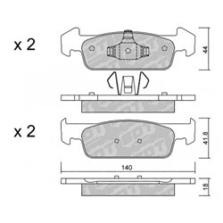 Klocki Galfer Sport FDHP 1050 - 2110901