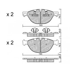 Klocki Galfer Sport FDHP 1050 - 2115500