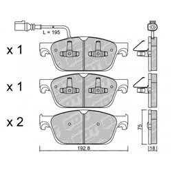 Klocki Galfer Sport FDHP 1050 - 2116200