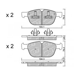 Klocki Galfer Sport FDHP 1050 - 2116300