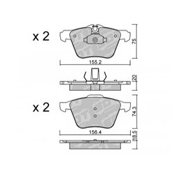 Klocki Galfer Sport FDHP 1050 - 2116400
