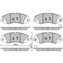 Klocki hamulcowe Galfer/SDT S-50 - 2116501