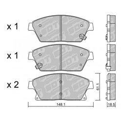 Klocki Galfer Sport FDHP 1050 - 2116800