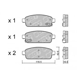 Klocki Galfer Sport FDHP 1050 - 2116900