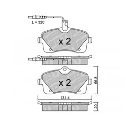 Klocki Galfer Sport FDHP 1050 - 2117700