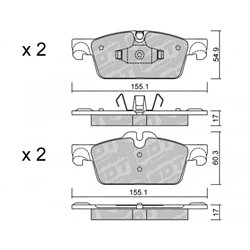 Klocki Galfer Sport FDHP 1050 - 2118100