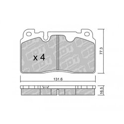 Klocki Galfer Sport FDHP 1050 - 2118500