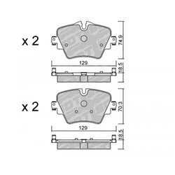 Klocki Galfer Sport FDHP 1050 - 2118900