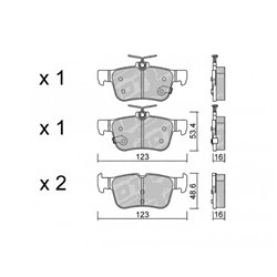 Klocki Galfer Sport FDHP 1050 - 2119001