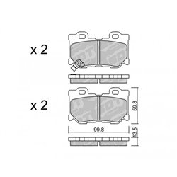 Klocki Galfer Sport FDHP 1050 - 2119600