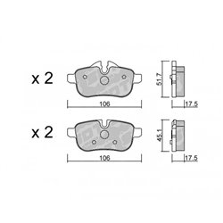 Klocki Galfer Sport FDHP 1050 - 2119900